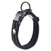 Truelove Reflective Dog Collar with Plastic Clip-in Buckle, High-grade Soft Padded Nylon Webbing, No Choke Basic Collars (XS, Black)