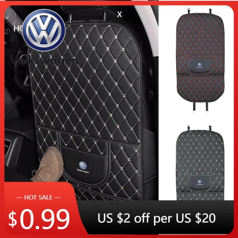 Per VOLKSWAGEN VW Organizer per Sedile Auto Borsa Portaoggetti per Schienale Sedile Protezione Anti-Calcio per Volkswagen VW Golf GTI Tiguan Jetta Transporter Pas