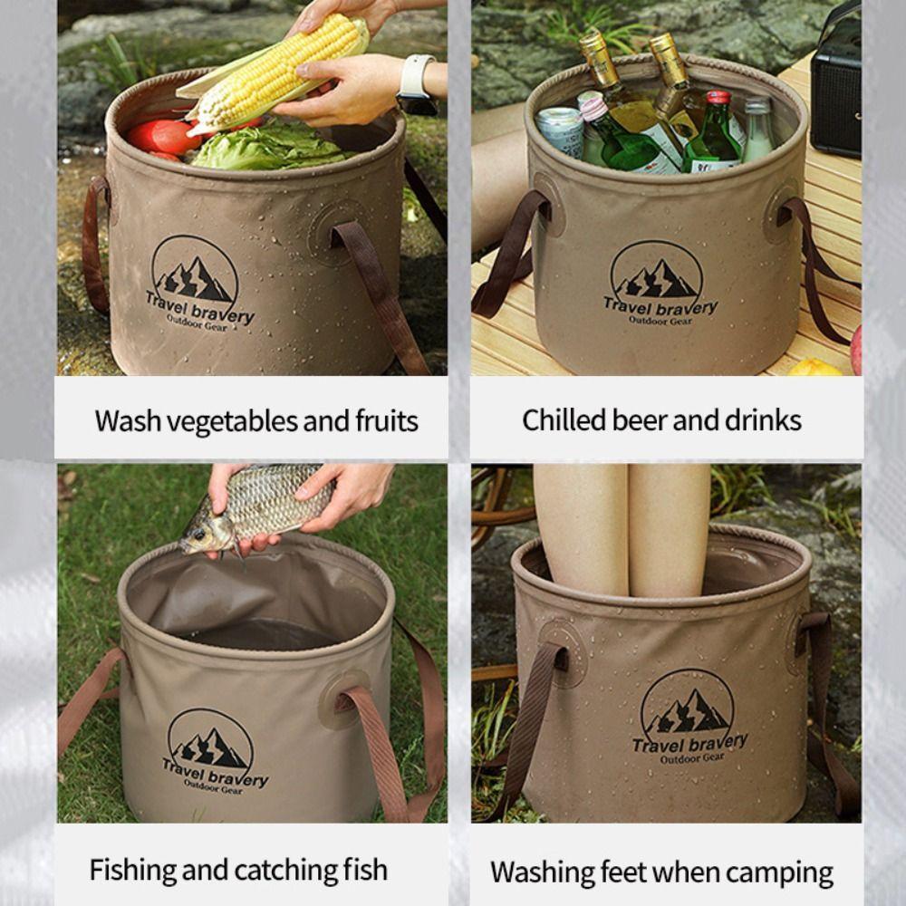 Basin Container Camping Bucket 5L/10L/20L Camping Bag Fashion Folding Water Storage Bucket
