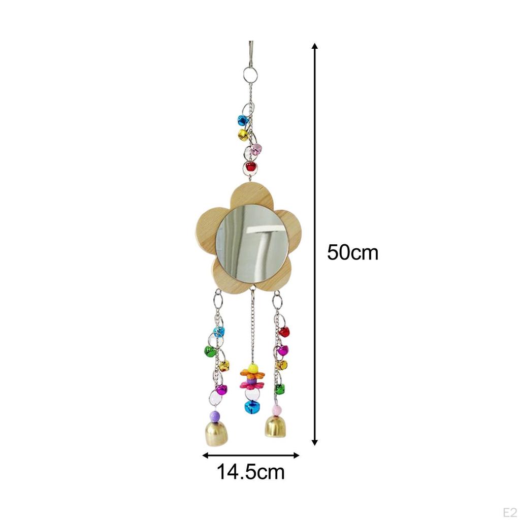 Hühner-Spiegelspielzeug, Tier-Spielzeug Robust mit Kette von Bunt