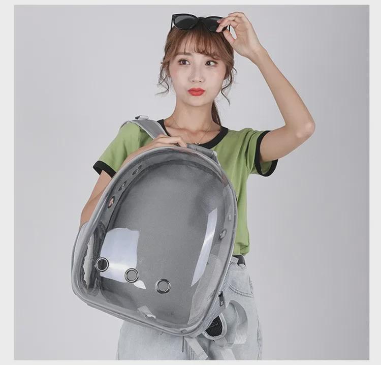 Přenosný průhledný batoh pro kočky a nosič pro domácí mazlíčky