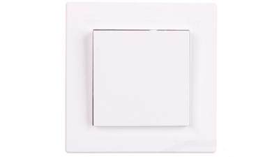 Asfora White Socket 1X Z/U With Flap Screw Terminals 16A 250V EPH3100121