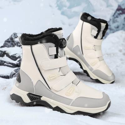 Fashion Men Boots 2024 New Winter Slippers Warm Men Shoes Waterproof Non-Slip Plush Sneakers Male Tenis Shoes Boots Men Sneakers Winter