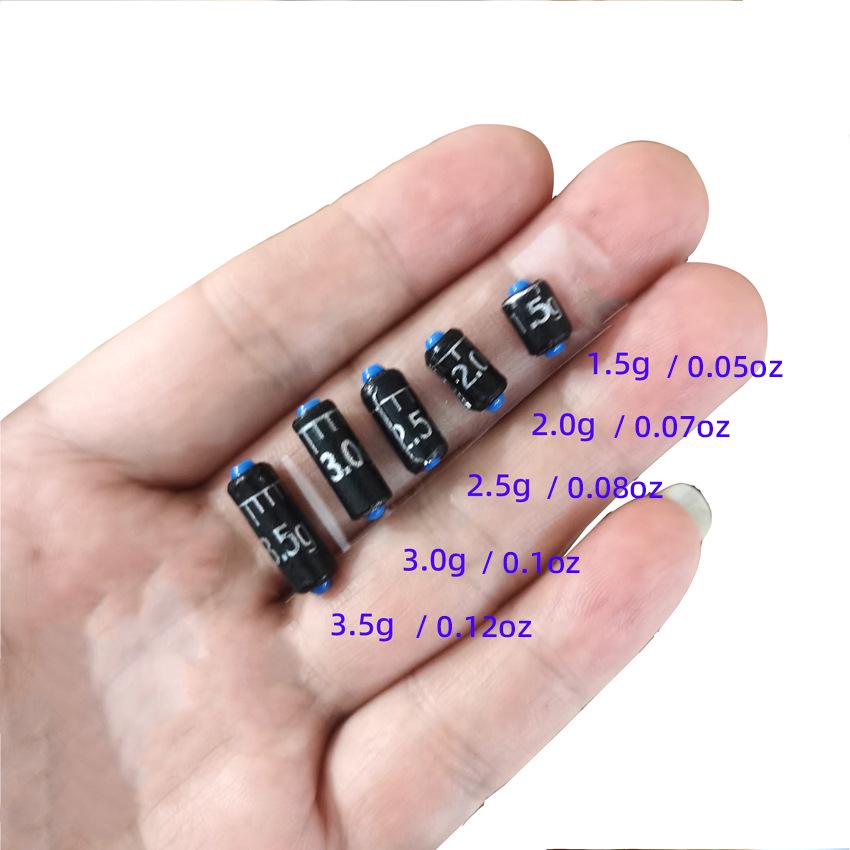 Lead Sheet Roll Fishing Weights: Boxed Scale Set and Sinker Accessories