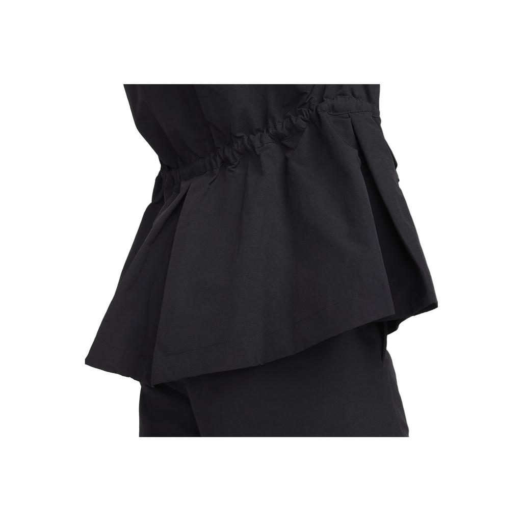 Nike Sportswear Woven Logo Hooded Casual Jacket Women Outerwear Black FN3669-010