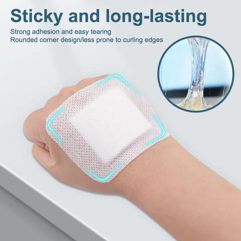10Pcs Adhesive Dressing Wound Sterile Breathable Protective Sticker Dressing Healing Patch Wound Care Pad