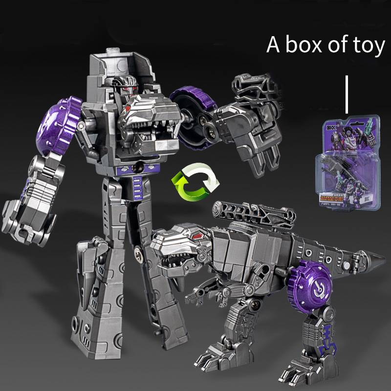 

Alloy Robot Transformation Toy Multi Joint Mecha Figure For Kids Realistic Gift T Rex