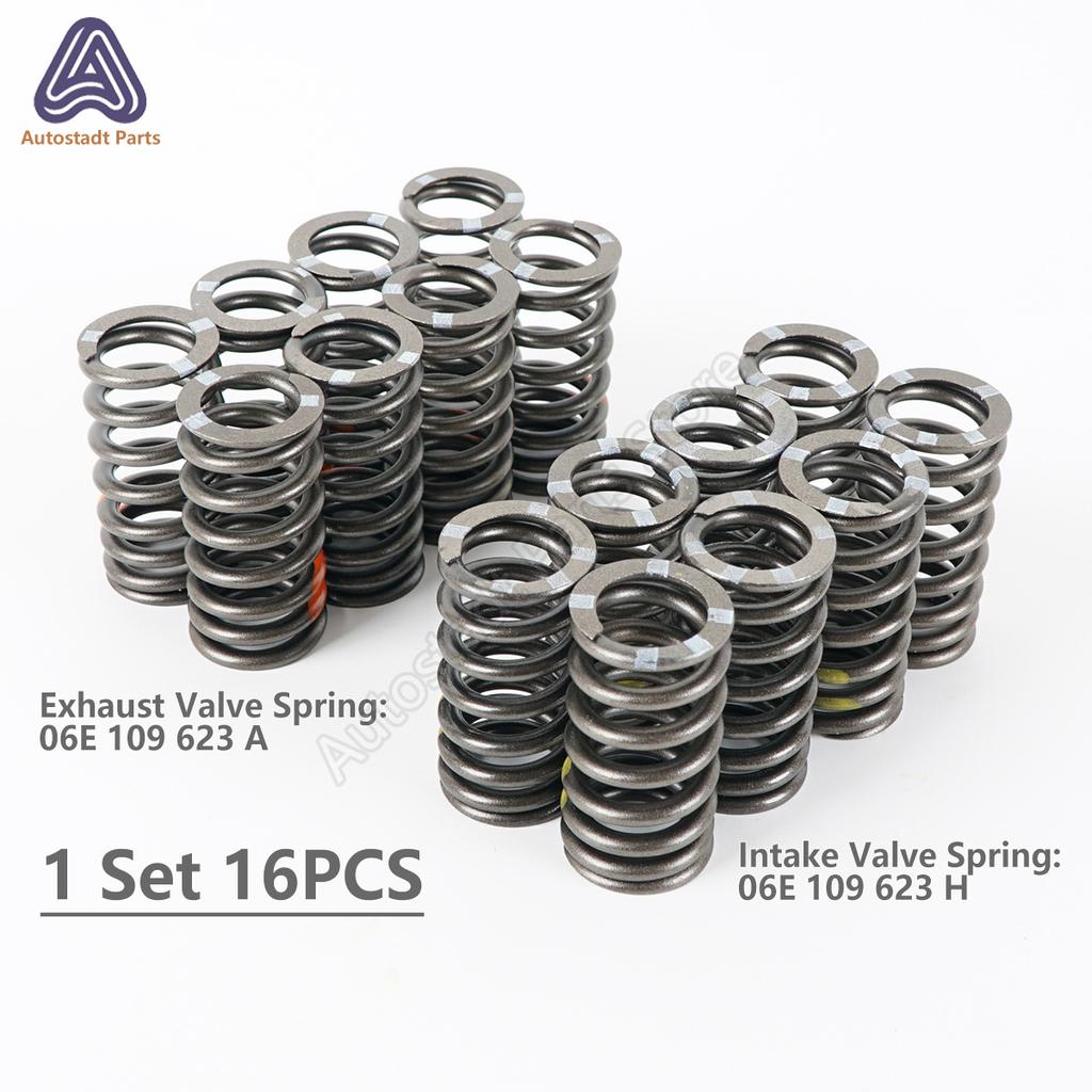 06E109623H 06E109623A Engine Intake Exhaust Valve Spring For Leon A5 Tiguan Q7 A6 A7 TT A8 A3 A4 Polo Golf Q3 Passat CC Q5 EOS