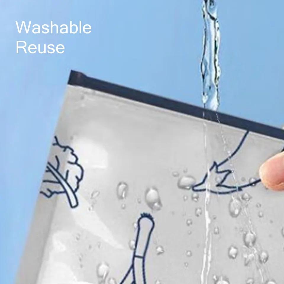 30pcs S/M/L Packaging Sealable Foil Pouch Bags Aluminum Foil Fresh-keeping Bag Sealable Bag Refrigerator Pantry Organizer Bags