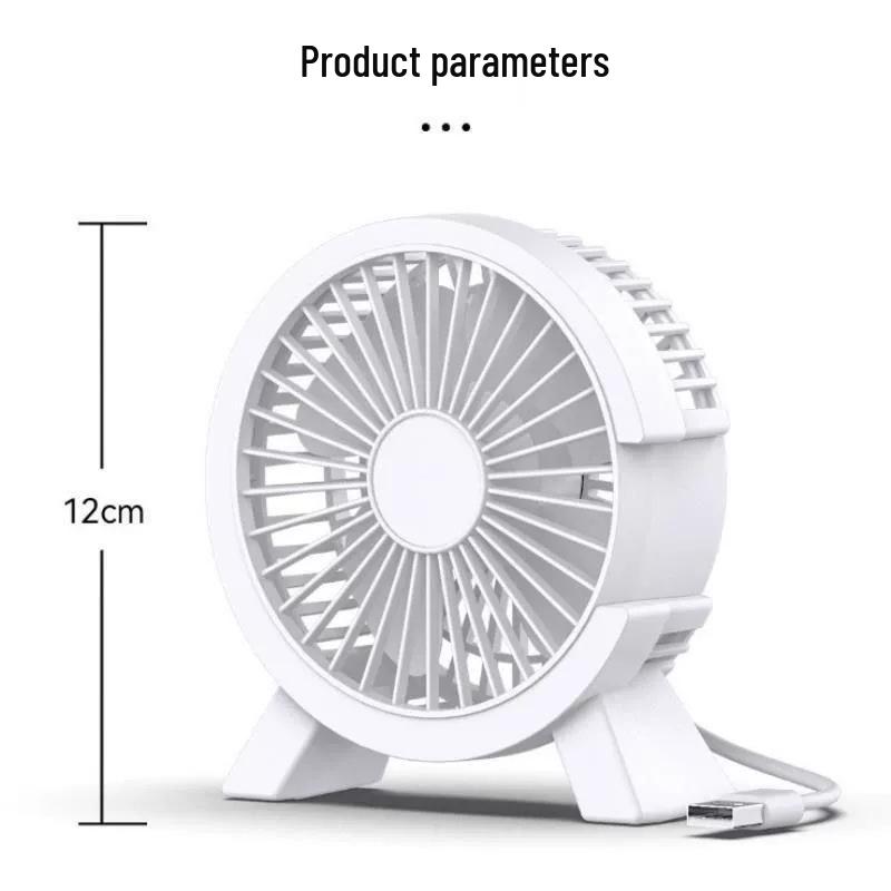 

Ultra-Quiet USB Desktop Mini Fan - Portable, Compact for Office or Dormitory Use 1-999