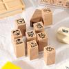 Journal GO 36pcs/set Cute Cartoon Wooden Rubber Stamp Set Lovely Rubber Seal for Collage Junk Journal Scrapbooking Planner