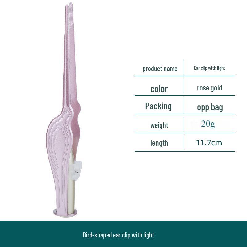 

Stainless Steel LED Eyebrow Tweezers with Light and Arrow Design for Precision Shaping