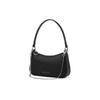 New CHARLES&KEITH Synthetic Leather Shoulder Bag Crossbody Bag Handbag Small Size Women's Noir Black/Silver/Gold CK2-80151362-A