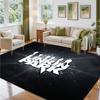 Linkin Park Design Crystal Velvet Rug Soft Decorative Mat for Bedroom Entrance