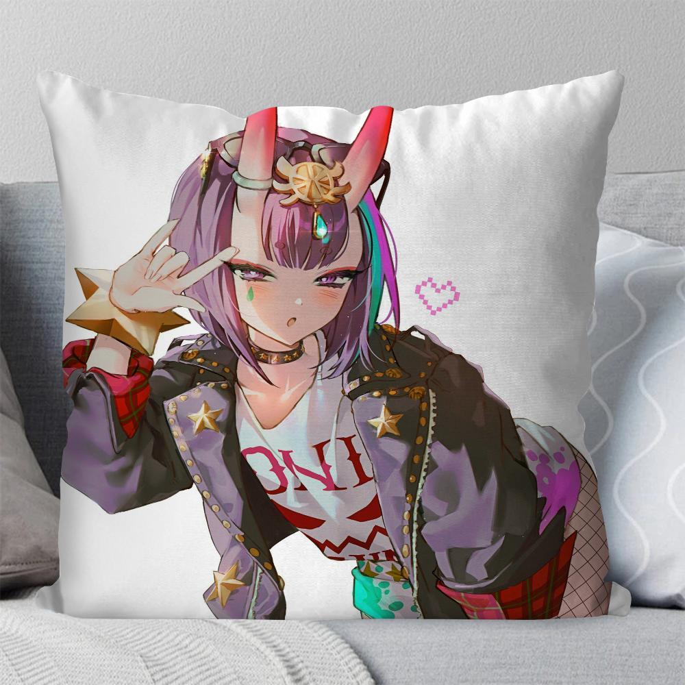 Shuten Douji Animiertes Spiel Fate Grand Order Kissenbezug Quadratisches Kissen Schlafzimmer Sofa Freizeit Auto Wohnzimmer Heimdekoration 40X40