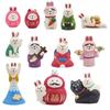 1pc Japan Zakka Year of the Rabbit Japan Decor Bookshelf Decoration Collectible Home Decor Resin Craft Japan Ornaments Gifts