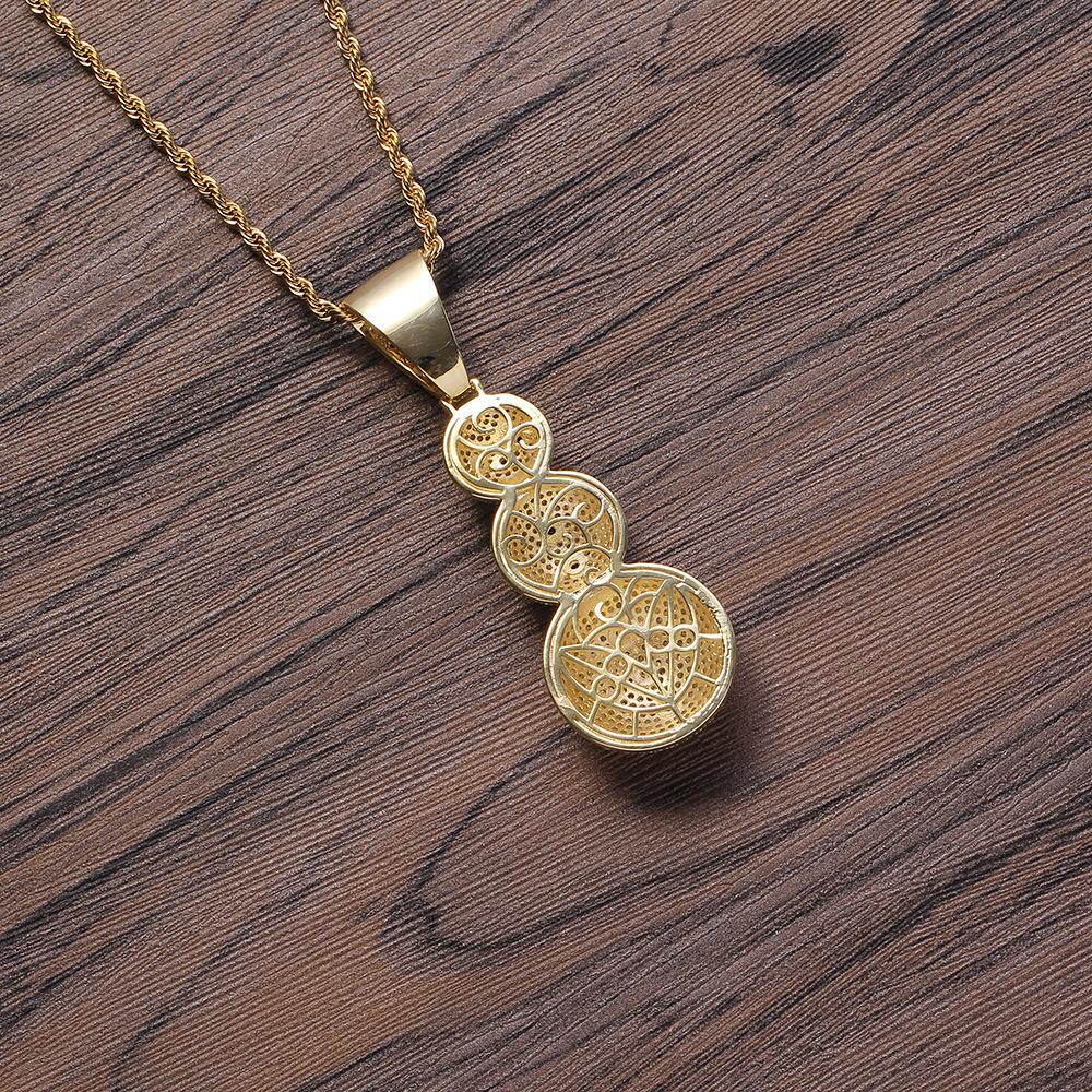 Snowman Zircon Pendant: Hip Hop Jewelry & Rap Accessory