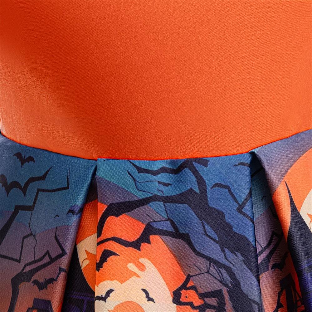 Halloween Dresses Flower Girls Dress Toddler Baptism 1st Birthday Dress Baby Girl Clothes Princess Wedding Party Kids Costume