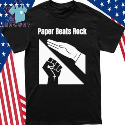 Paper Graphic Beats Rock T-Shirt  Unisex T-Shirt