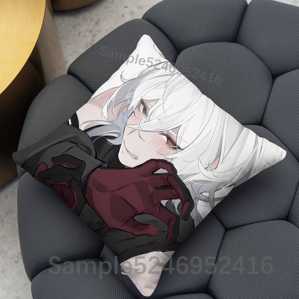 ADWD CCasper Grim A Date With Death Square Cushion Pillow Case Sofa BedroomLiving Room Backrest Multiple Size Washable Covers