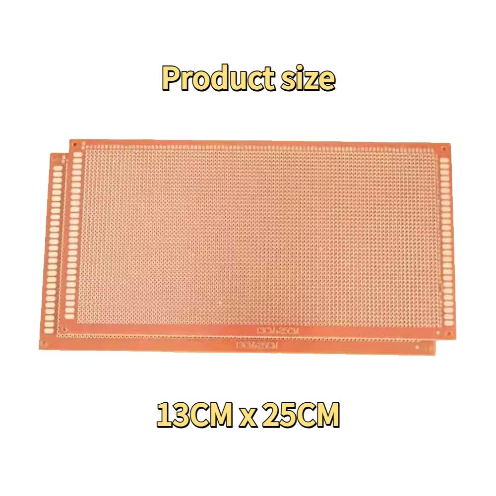 2pcs Single-Side PCB 5x7 10x15 10x22 12x18 13x25 15x18CM Universal Board Experimental Bakelite Copper Plate Circuirt Board