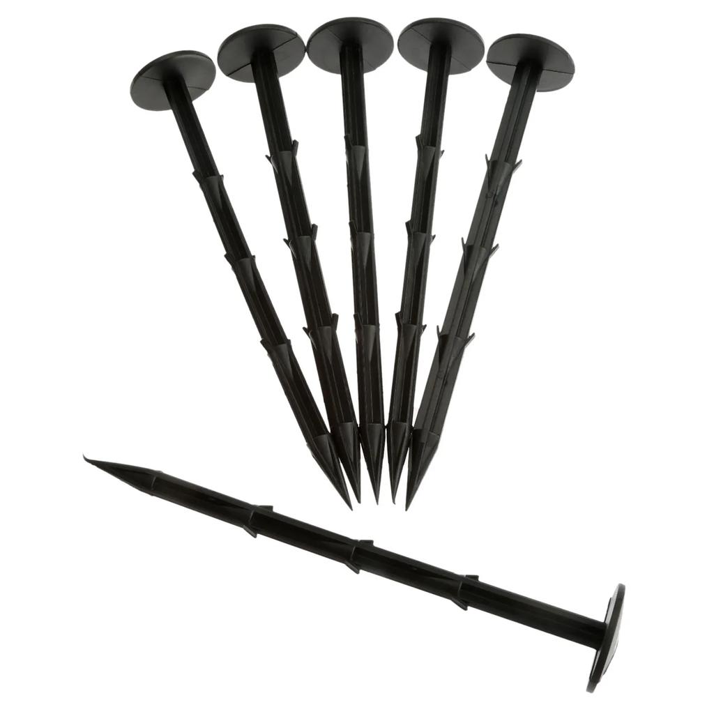 10Pcs 16cm/20cm Plastic Fixing Nails Pegs for Weed Control Fabric Cover Shading Fly Net Mulch Film Mulching Nail Gardening Tool
