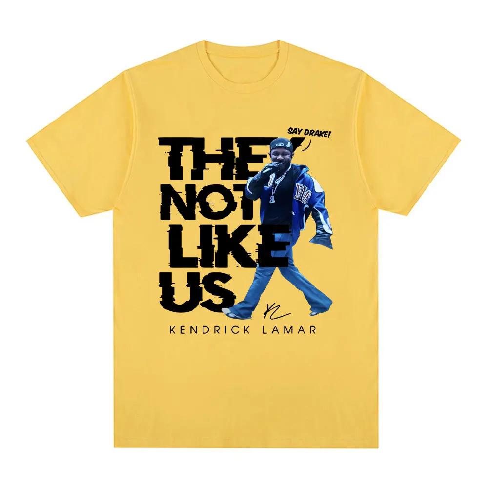 

Kendrick Lamar Say Drake They Not Like Us T Shirts Men Women High Quality Fashion Hip Hop Oversized T Shirt T-shirts 4XL