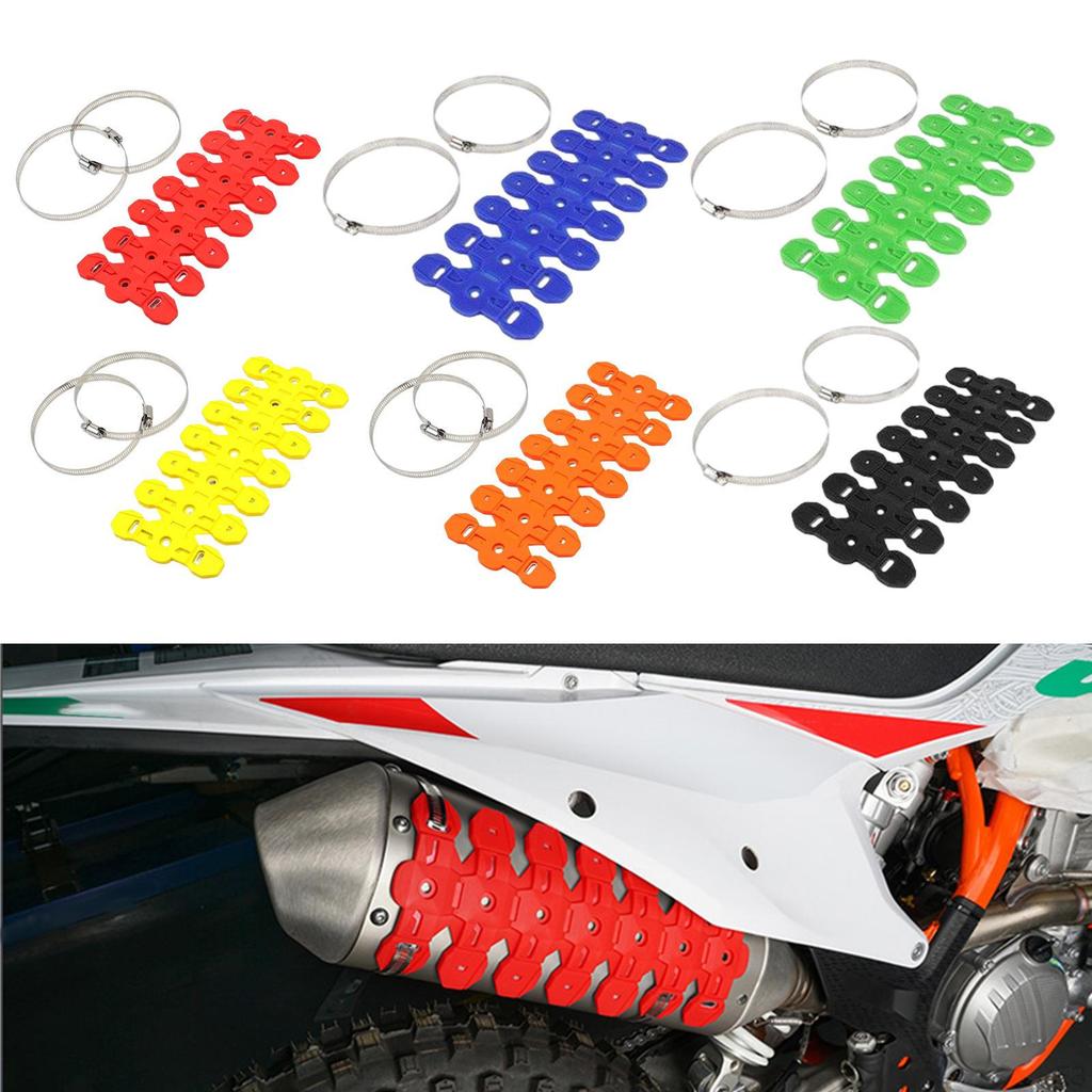 Exhaust , Guard, for Motorbike Durable Replacement 1 Set