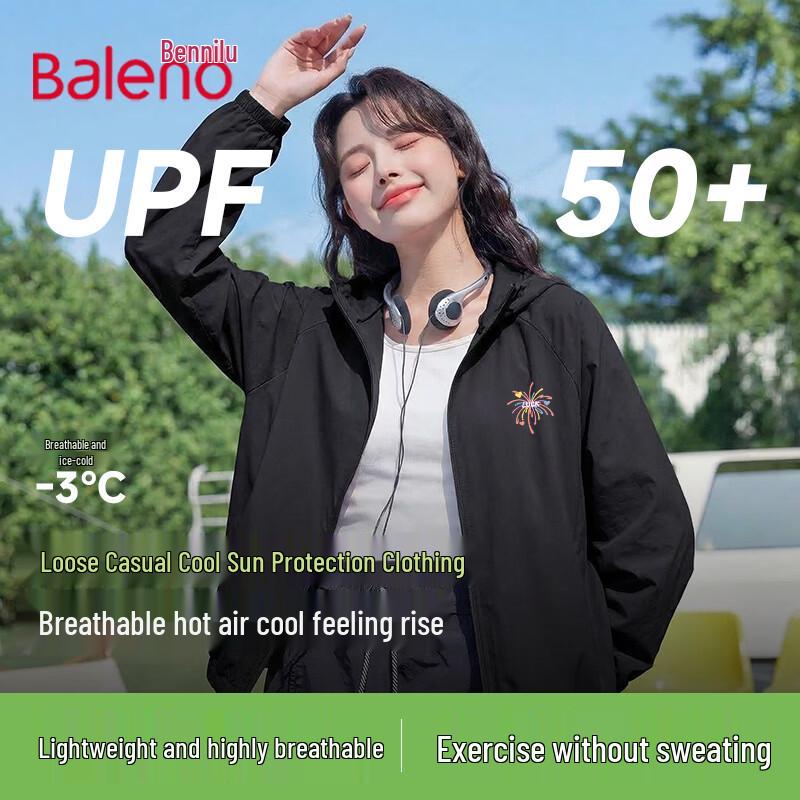 

Женская солнцезащитная куртка Baleno с молнией, UPF50+ M