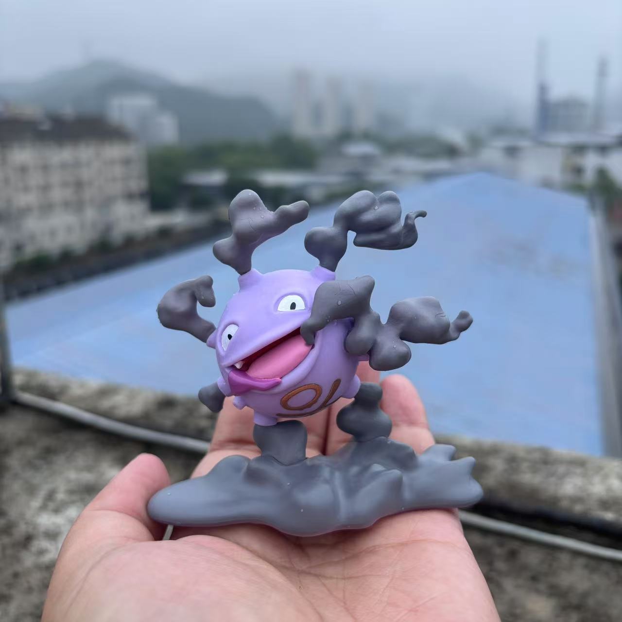 Pokemon DuoGas Gastly Figure Toys 9-12cm no box