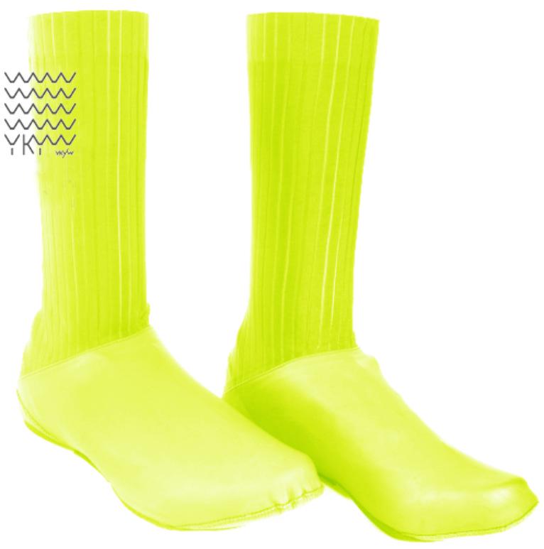 

YKYWBIKE Unisex Mid-Calf Aero Cycling Shoe Covers - Windproof & Waterproof Medium (39-41) жёлтый