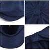  Men's Newsboy Cap Twill Cotton 8 Panel Hat Flat Ivy Cabbie Casual Baker Caps Gatsby Hat Retro Hats Boina Beret for Male