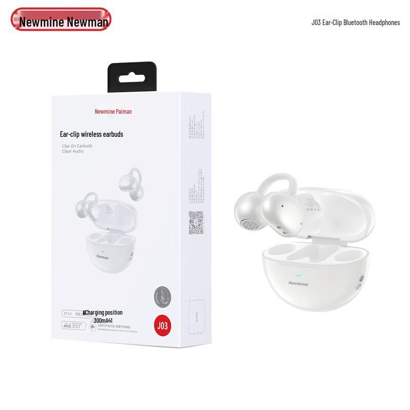 Newmine J03 Clip-On OWS Bluetooth Earbuds