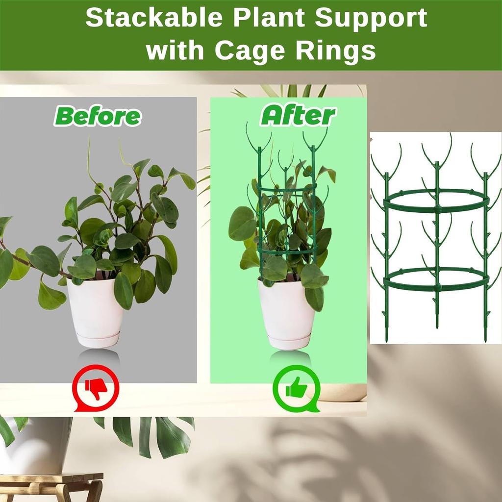 Stackable PP Plastic Pots Durable Climbing Plants Support Structures for Indoor & Outdoor Use Home & Garden Accessories