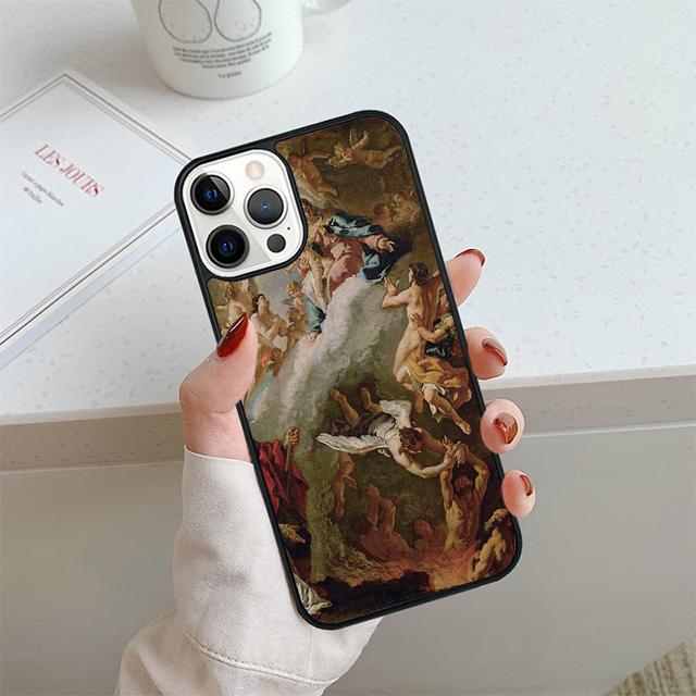 Renaissance Art Painting Phone Case For iPhone 17 Air 13 12 14 15 16  Cover For Apple Pro Max 6S Plus Coque