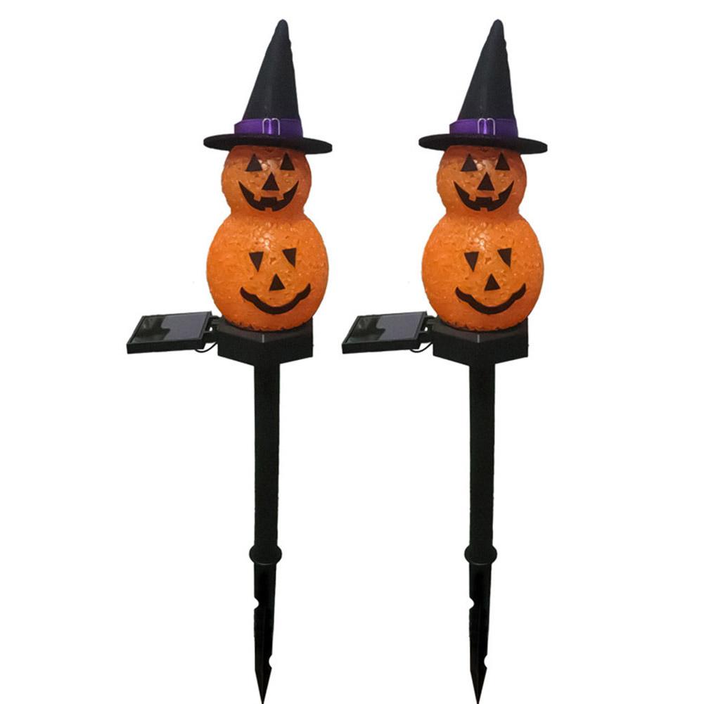 

2 шт. Хэллоуин Солнечные огни для привидения Солнечный свет для привидения Светодиодные украшения на Хэллоуин Солнечные огни для кольев Украшения на Хэллоуин