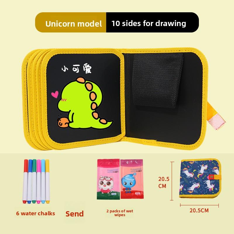 Children's Drawing Board Erasable Painting Book Coloring Water Chalk Cartoon Household Multi-functional Graffiti Drawing Board