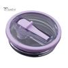 40oz Tumbler Flip Straw Lid Replacement Leak-Proof Splash Resistant Cover for Cup BPA-Free Reusable Glass Lid with Folding Straw