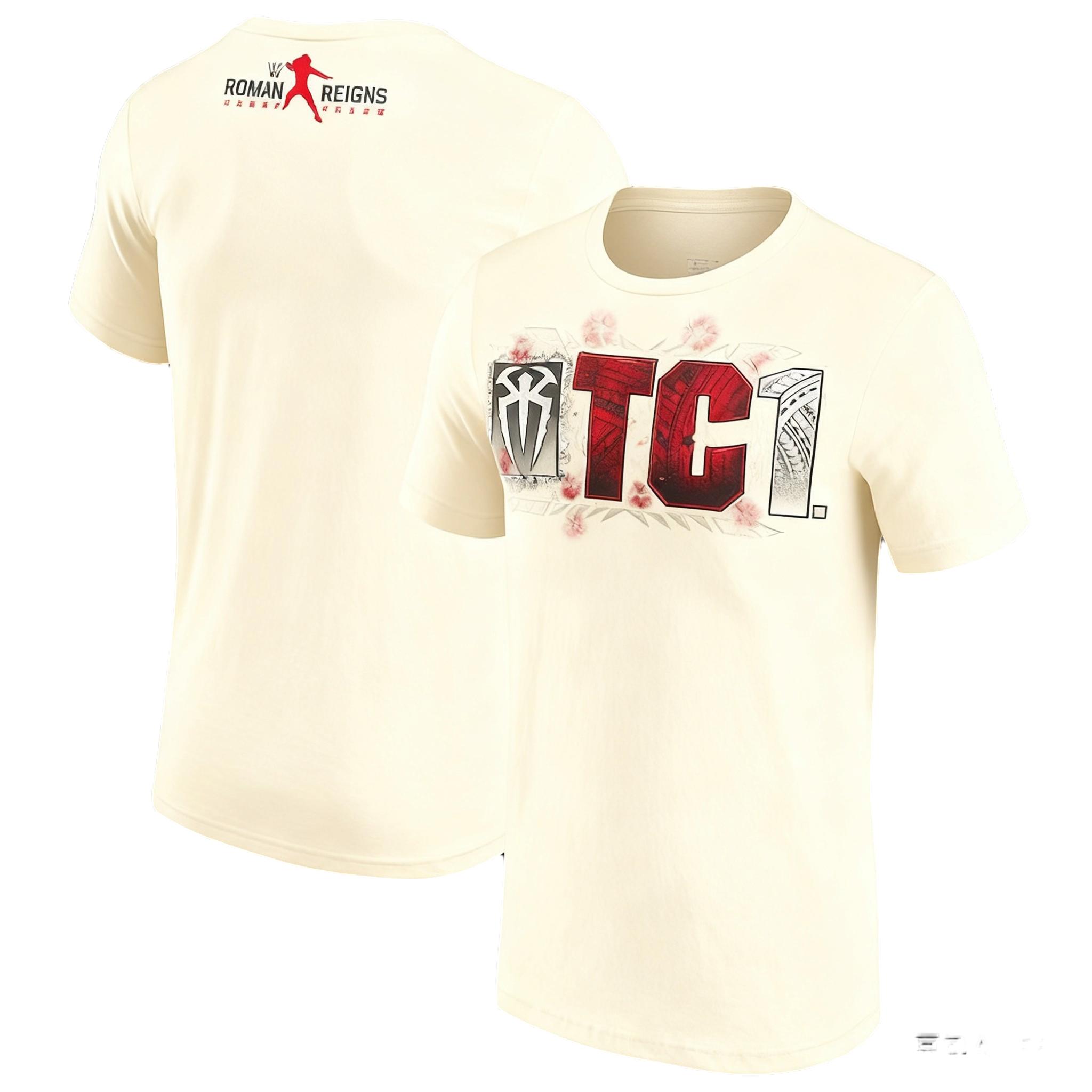 

Roman Reigns OTC 1 Printed Fashionable Casual Pure Cotton Men s T-shirt Loose High-quality Oversized Boxing T-shirt Unisex 4XL