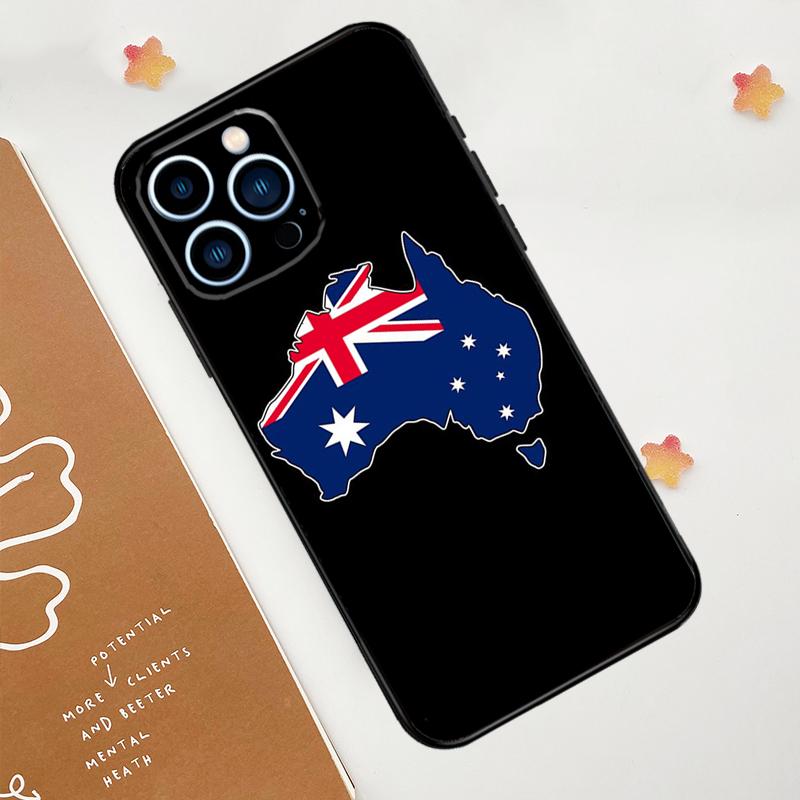 Australia Flag Case For iPhone 15 16 14 13 12 11 Pro Max Plus X XR XS 12 13 Mini Cover Accessories