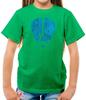 Gitarrenplektrum Volle Silhouette Kinder T-Shirt - Gitarrist - Bass - Musik - Akustik