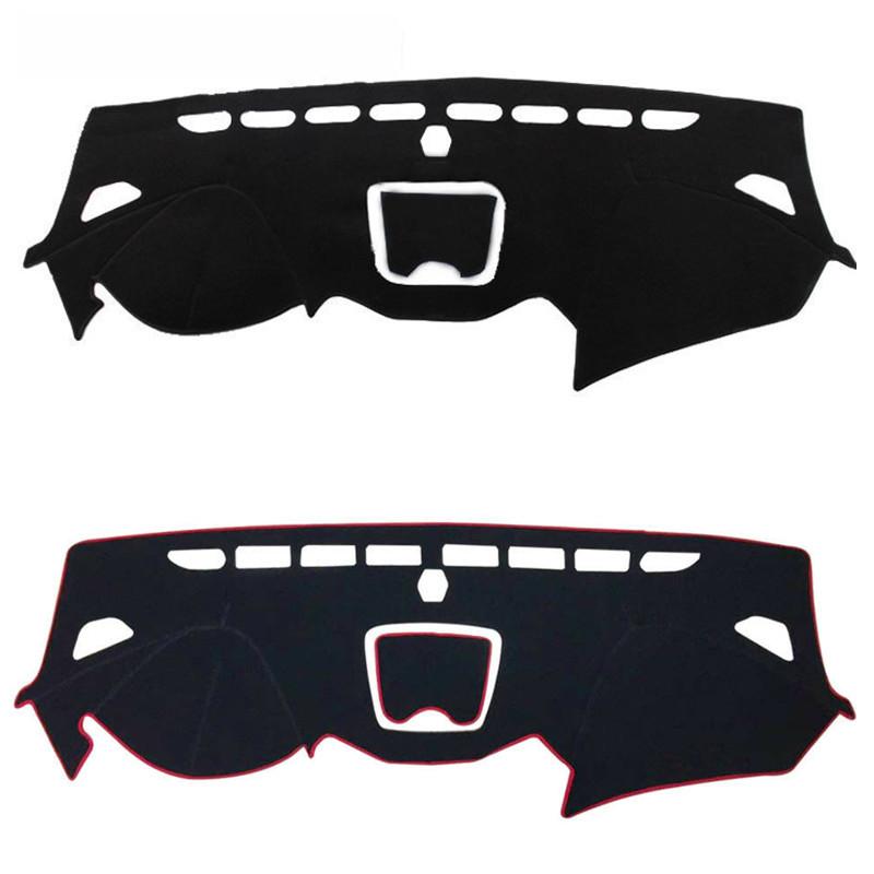 For Hyundai IX45 Santa Fe Sport 2013-2018 Car Styling Dashmat Dashboard Cover Mat Pad Dash Board Sunshade Carpet Rug Accessories