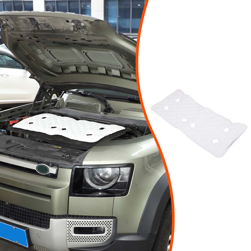 Για 2020-25 Land Rover Defender 90 110 130 L663 βαμβάκι ηχομόνωσης χώρου κινητήρα, πάνελ ηχομόνωσης, μονωτικό καπό