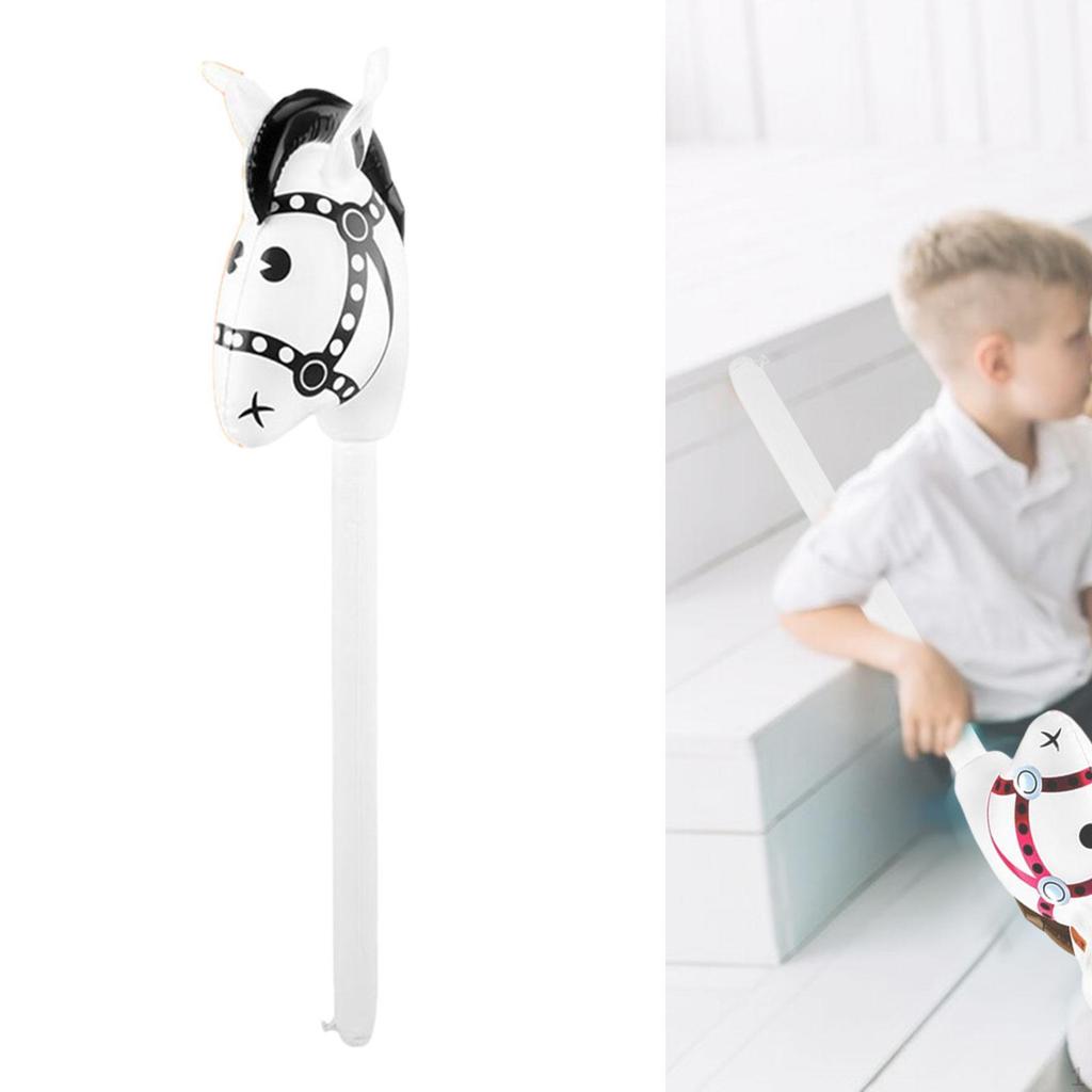 Air-Filled Horse Head Stick Toy for Kids Birthday Celebration
