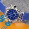 Ladies Classic Watch LED Light Digital Watch Couple Watch Silicone Quartz Luminous Watch Jelly Color Luminous Watch