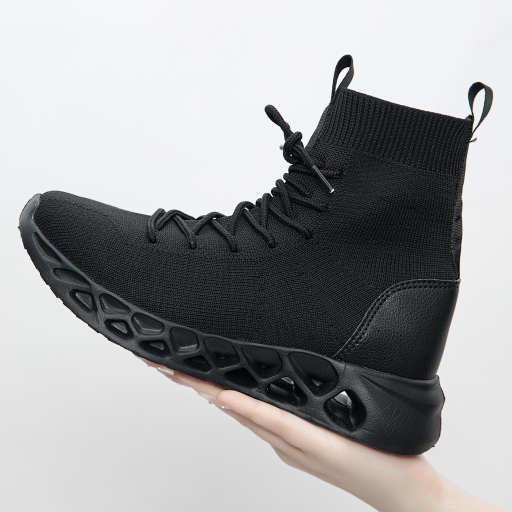 TUINANLE Women Sneakers High Top Shoes Mesh Breathable Walking Trainers Lightweight Footwear