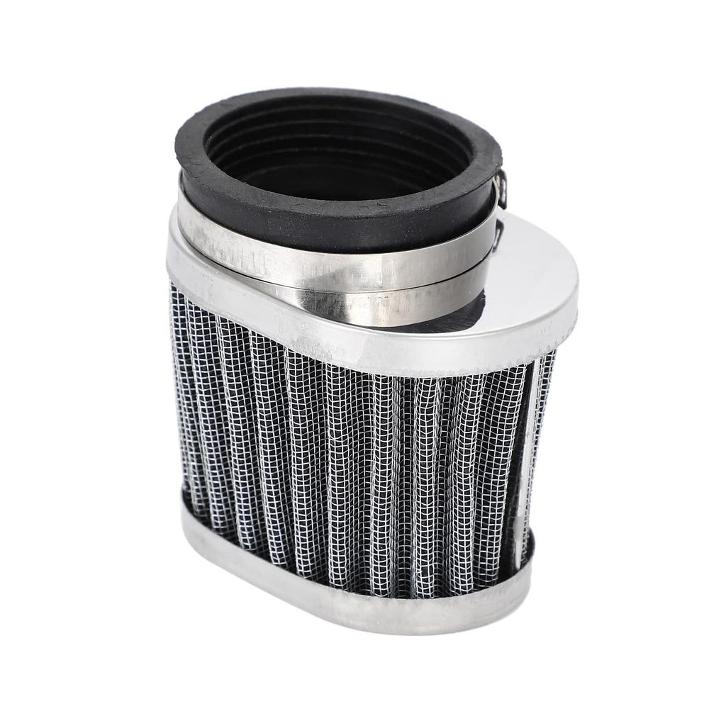 IBUKI-STYLE CB400F Air Filter, 2.0 inches (50 mm), Black, Universal Oval Power , Aluminum