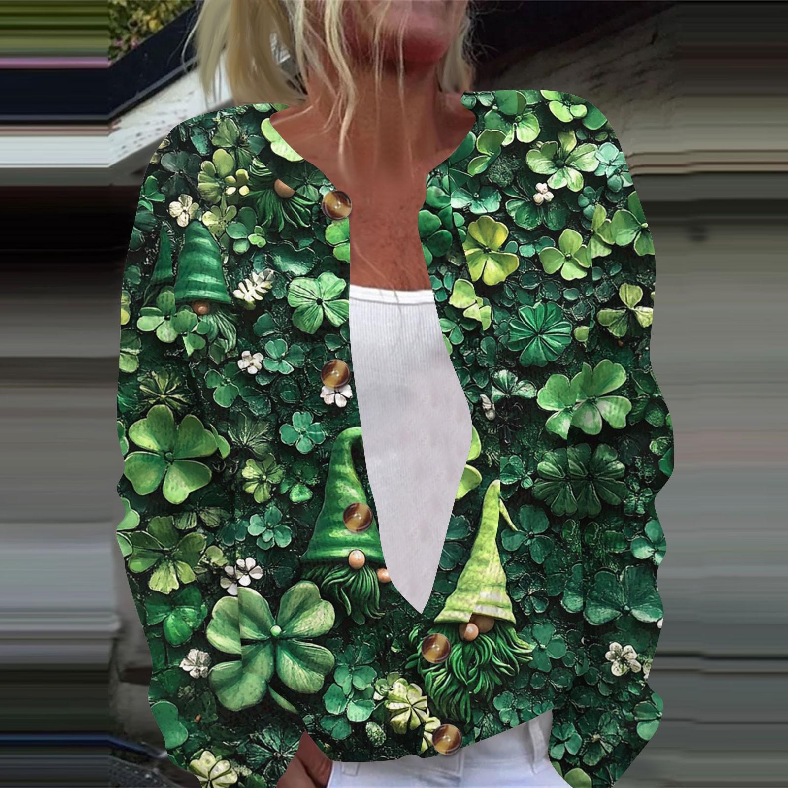 

Женская модная принтованная куртка с длинным рукавом и вязанным кардиганом на пуговицах XXXXL