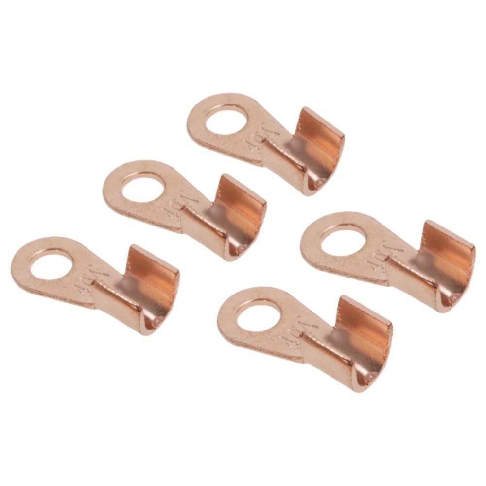 OT Type Wire Terminal Red Copper Binding Post Sheet Terminal Open Mouth Cable  Wire Wiring