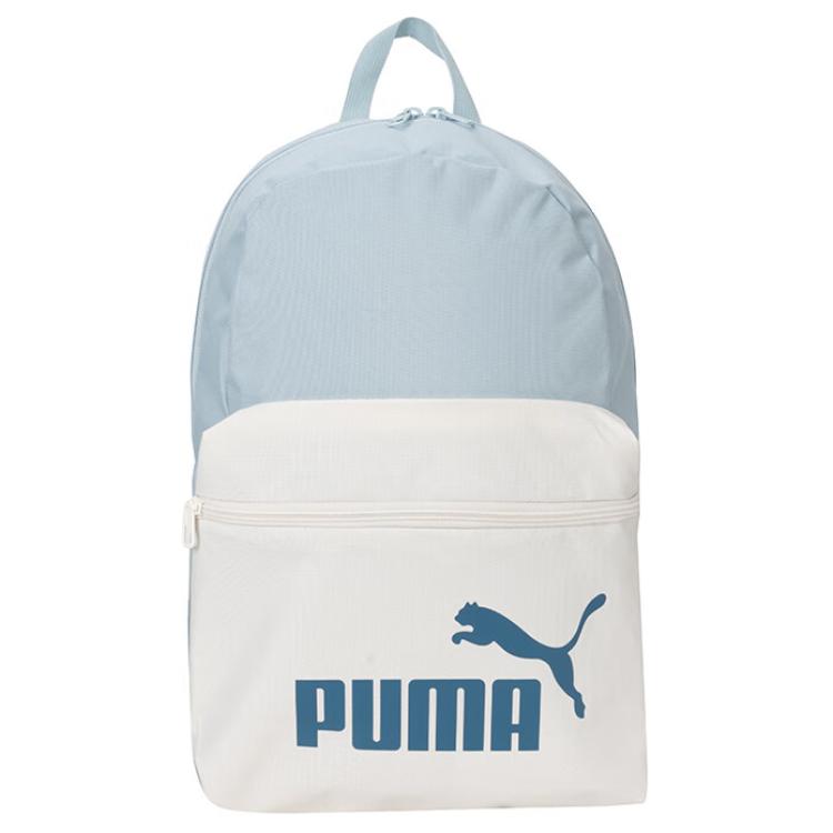 New PUMA Fabric Backpack Regular Women's Light Blue & White 090468-11